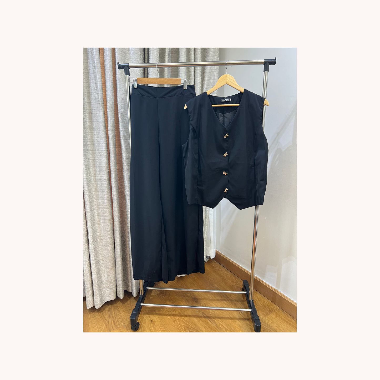 Two-piece pant and waistcoat suit set