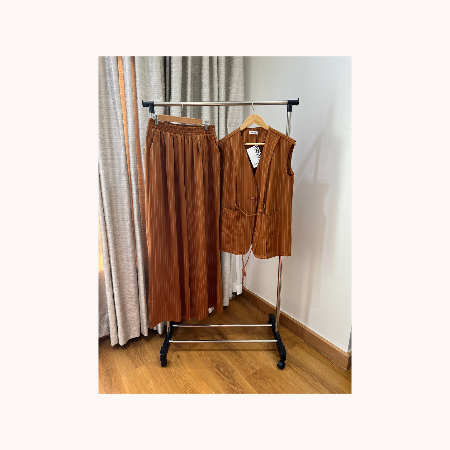 Pin stripe Pant suit set