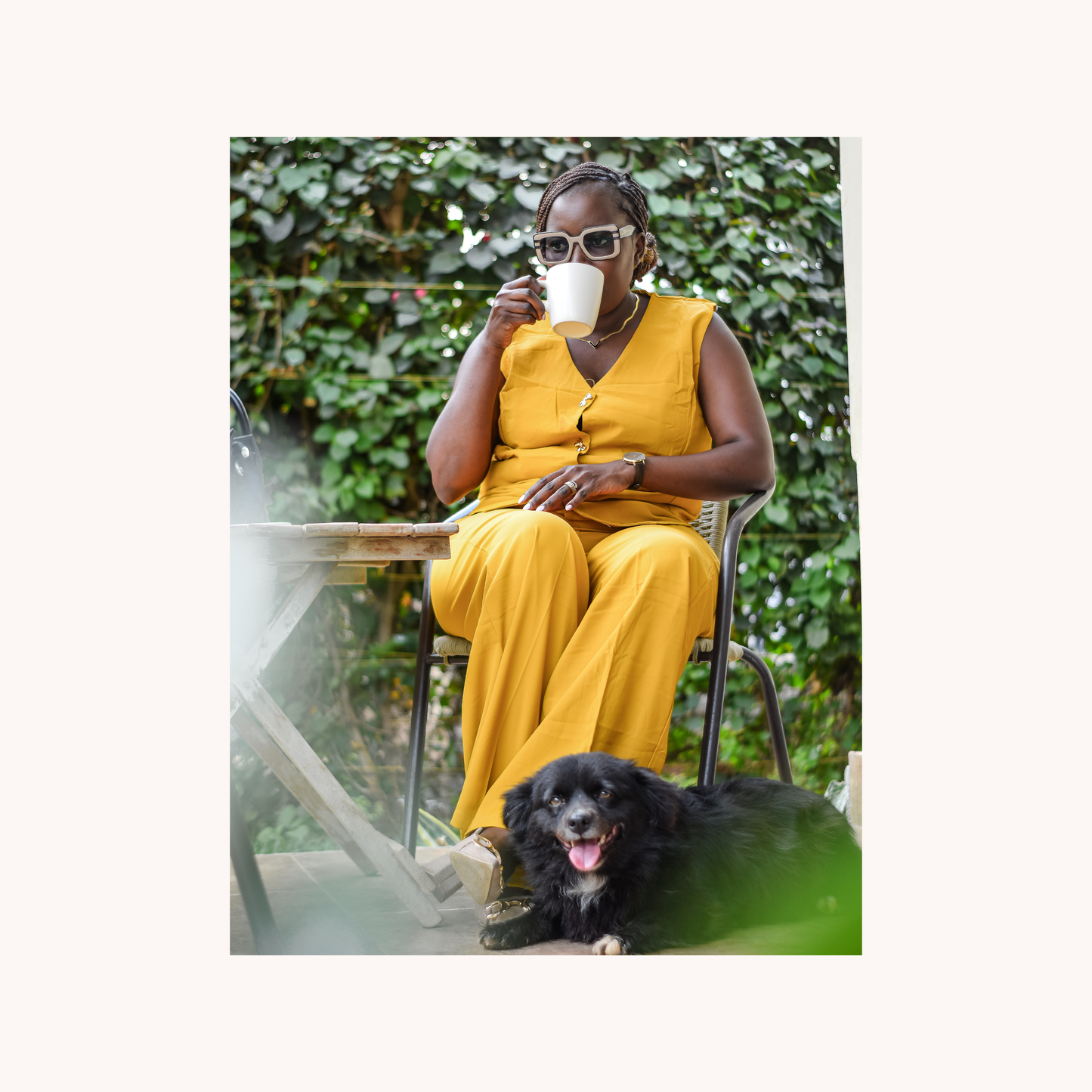 Two-piece pant and waistcoat suit set