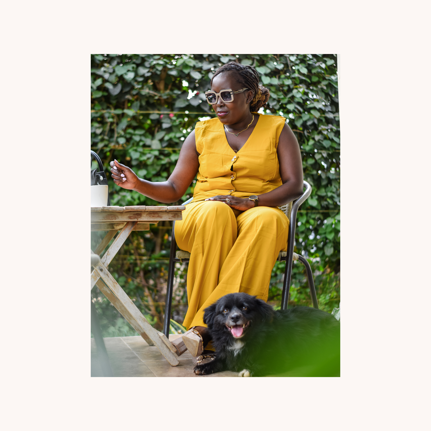 Two-piece pant and waistcoat suit set