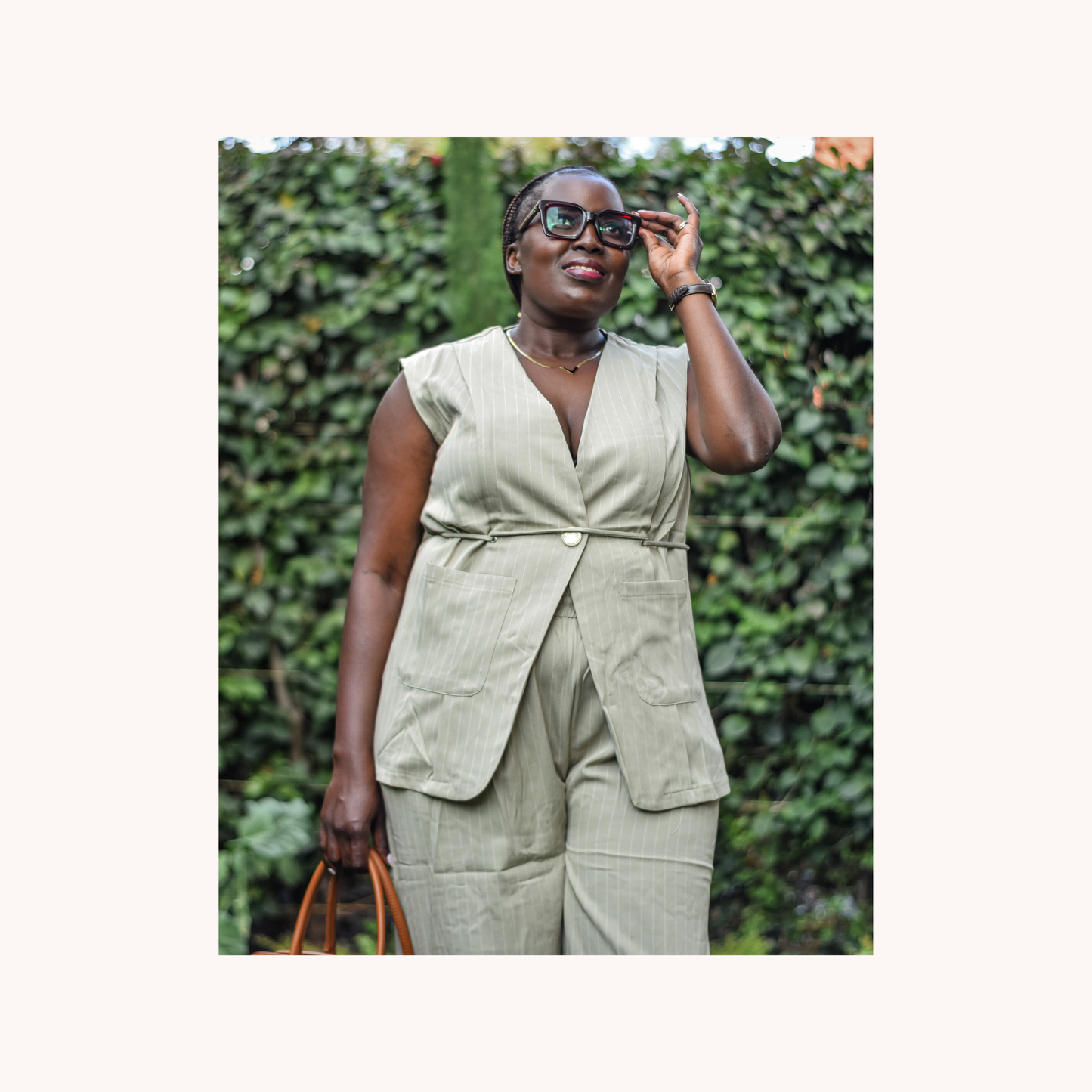 Pin stripe Pant suit set