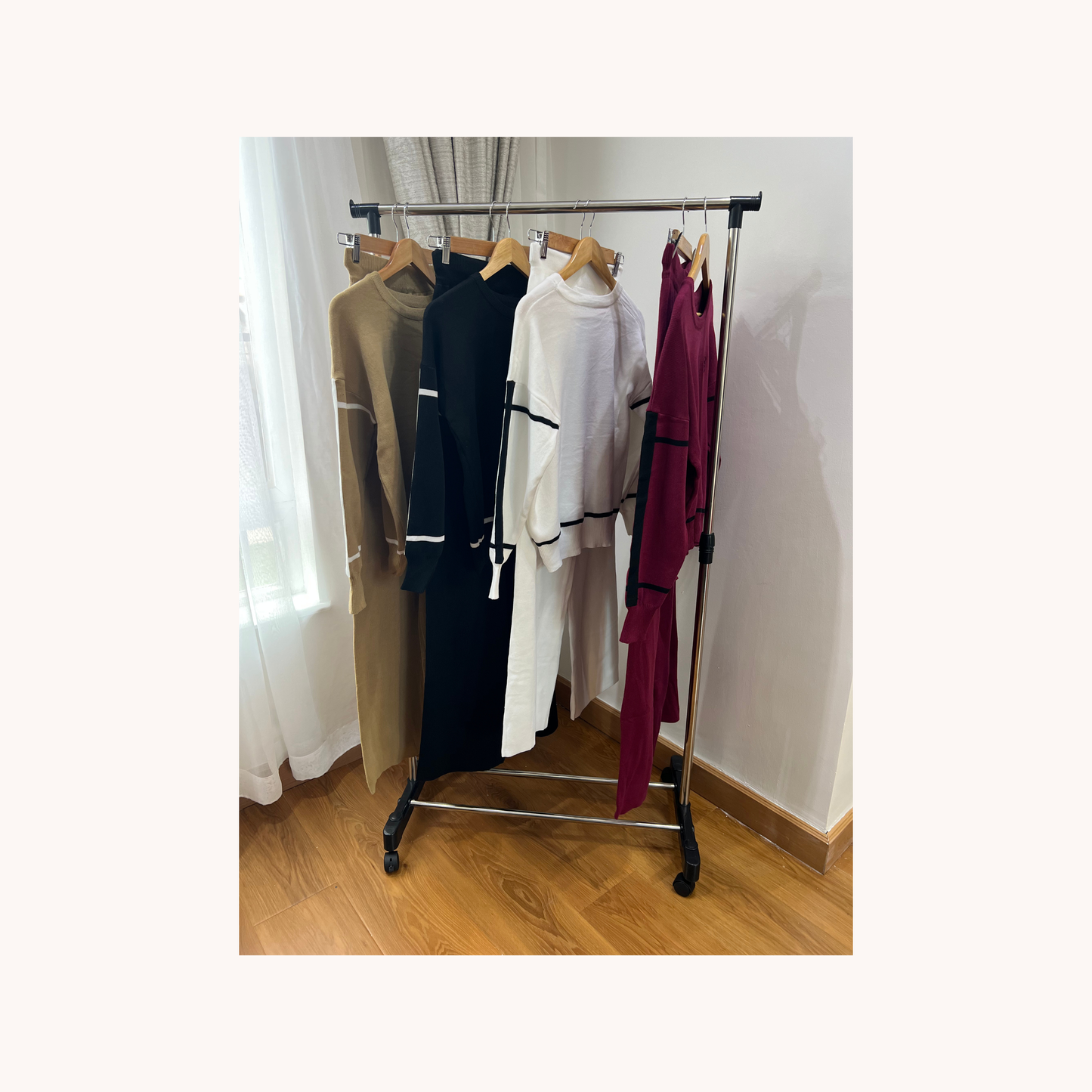 Two-piece Knitted top and trouser set (Loewe detail)